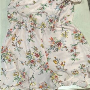 Lush Floral Jumpsuit in Cream and Yellow